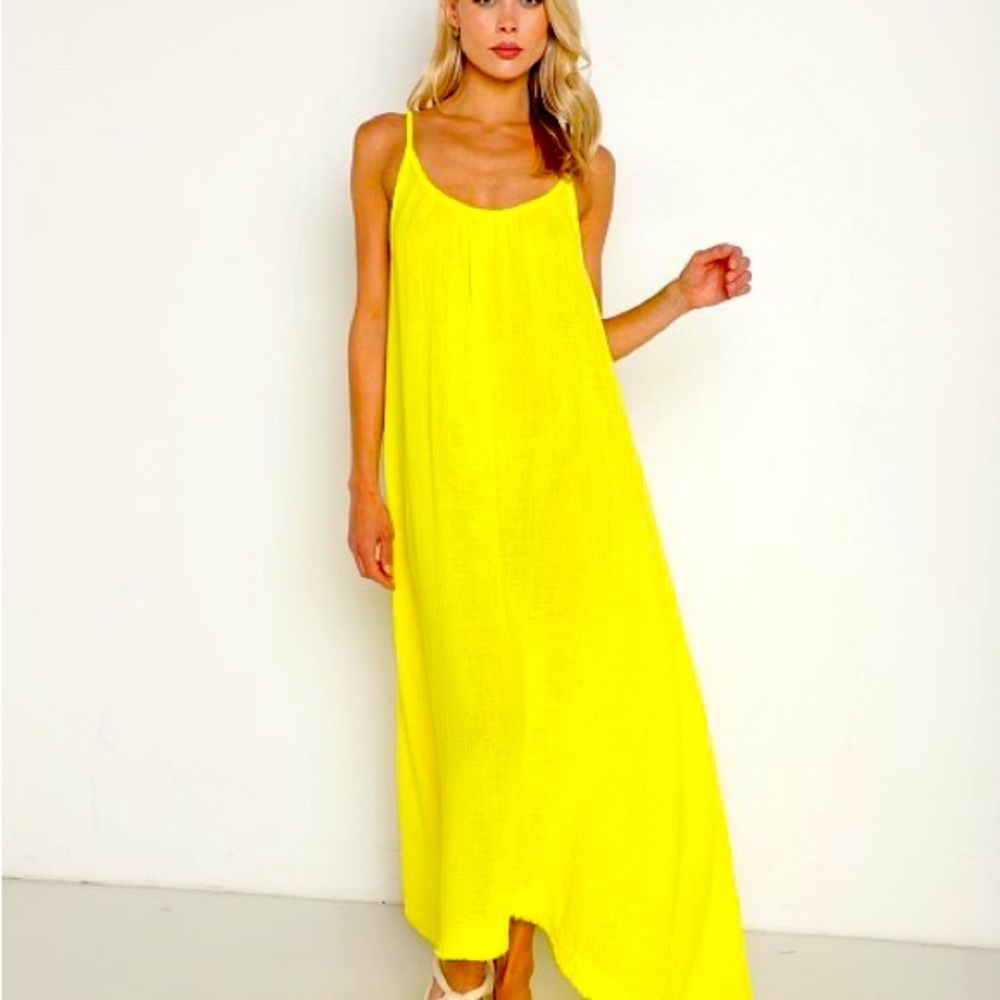 9Seed Tulum Dress - Limonata O/S - NWT